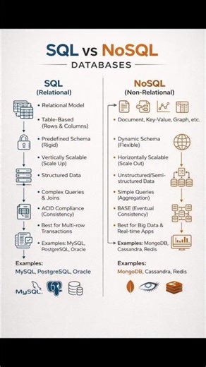 MongoDB vs MySQL ⚔️ Which one should you learn ?#MongoDB #MySQL #Database #BackendDevelopment