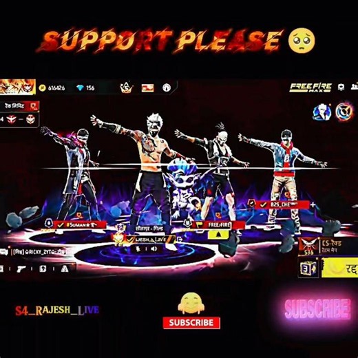 Free fire🔥new video।Yara ki yari💪All players Grandmaster✅EVO max emot😈 Group emot🔥Treand#totalgaming