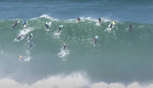 Here’s an Entire Edit of Stomach Churning Paddle Outs