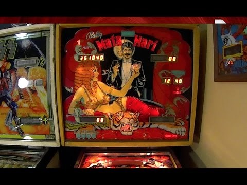 1978 Bally MATA HARI Pinball Machine In Action