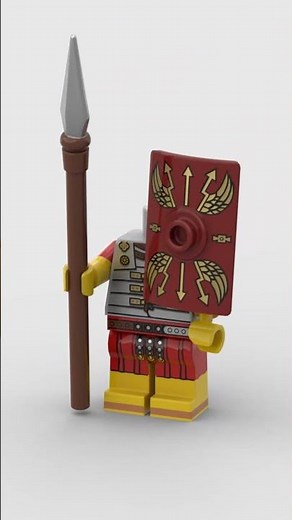 Roman Legionary - How to build Lego minifigure #lego #rome #legion