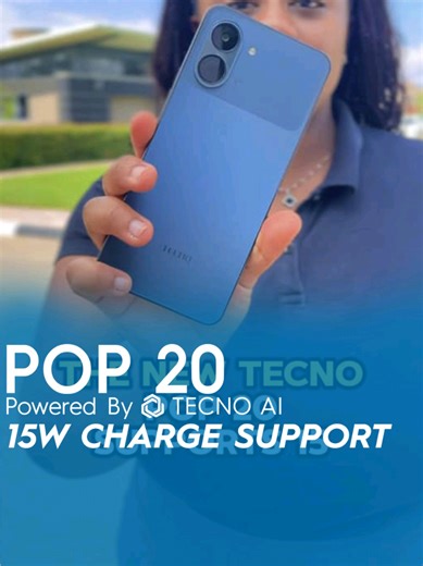 TECNO POP 20: Experience 15W Fast Charging