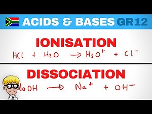 Acids and Bases Grade 12: Ionisation vs Dissociation