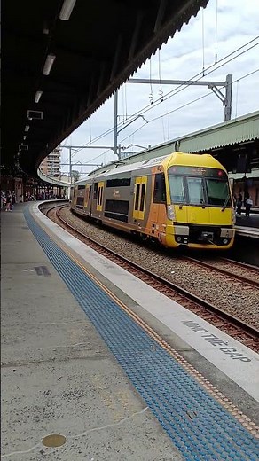 Waratah A set A72 Departing Strathfield