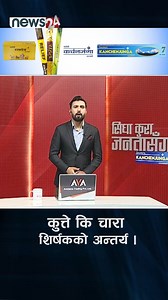 191K views · 6.5K reactions | ‘कुत्ते कि चारा’ शिर्षकको अन्तर्य । NEWS24 TV | News24 Nepal | Facebook