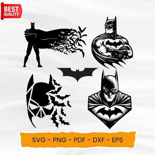 Bat Superhero Svg Bundle, Laser Cut, Cut Files Cricut, ınstand Download - Etsy