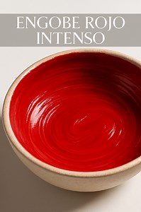 ¿Querés lograr un rojo tan vivo y saturado como el del video? ❤️‍🔥 Te compartimos una fórmula sencilla para preparar un engobe rojo brillante: Fórmula base (100 g total): 🔸 Arcilla blanca refinada: 60% 🔸 Frita fundente: 15% 🔸 Sílice: 10% 🔸 Caolín: 10% 🔸 Óxido de hierro rojo (Fe₂O₃): 5% 📌 Para lograr un rojo más intenso y vibrante como el que se muestra en el video, añadí un pigmento cerámico rojo encapsulado (Cd-Se) entre un 5% y 8% del total de la mezcla. ✨ Consejo: aplicá el engobe sobr