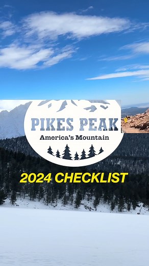 4.3K views · 310 reactions | ✔️ The 2024 Pikes Peak official checklist  | Pikes Peak - America's Mountain | Facebook