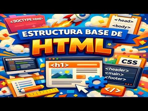 🚀 Estructura Básica de HTML Explicada Fácil | Curso Desarrollo Web COMPLETO 🔥 (3 de 18)