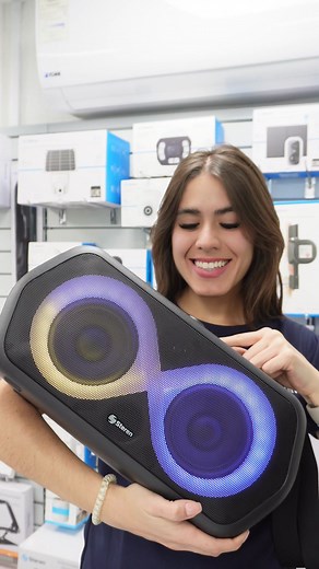 Lleva la música al máximo y siente cada beat, con esta bocina Bluetooth. 😎 | Steren México