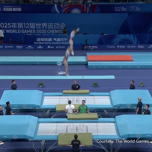 【前半戦ハイライト】トランポリンの森ひかる・田中沙季ペアが銀メダルを獲得！ #WorldGames #ワールドゲームズ2025 #TWG2025 #RoadtoChengdu