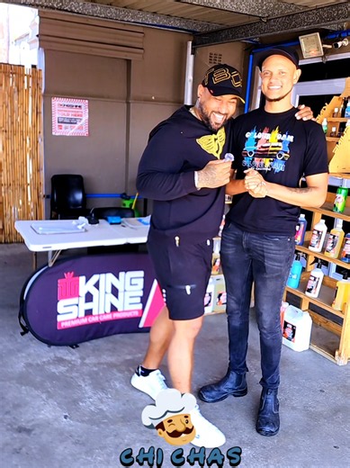 An awesome time spent at one of our partner sponsors 🙌👏 @kingshine.Waydels🇿🇦 #foryourpage #competition #share #portelizabeth #chichas