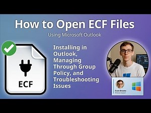 How to Open ECF Files (Microsoft Outlook Add-in)