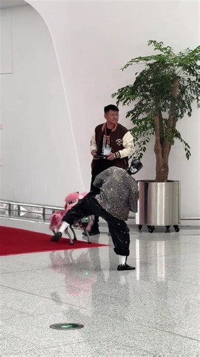 Is his knee not painful😂😂🔥🤖🤖#technology #China #robot #funny #unitree
