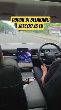 Rasa Duduk di Belakang Jaecoo J5 EV