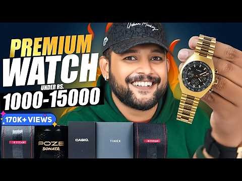 5 Best Men Premium Watches in 2025 🔥 Casio, Timex, Titan Watch Haul Review | ONE CHANCE