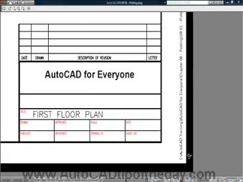 AutoCAD Plot Stamp