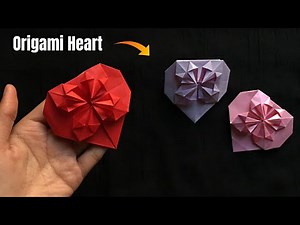 How to Fold an Origami Heart: Step-by-Step Origami Heart Tutorial for Beginners - DIY Home Decor