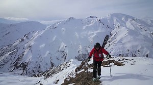 Iran Ski by: Kris L "Skiing in Iran, Alborz Mountains, Feb 2016." #MustDiscoverIran Source: https://vimeo.com/162367226 | Must Discover Iran