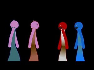 Piggy and Little Brother vs Mo and Cookie 🍪 - Piggy vs Puppet Stickman Animation