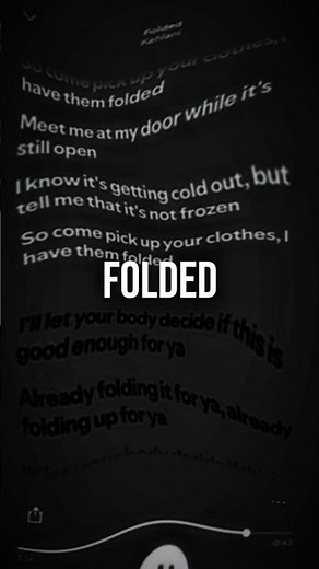 folded - kehlani | i'll let your body decide | #lyrics #spotify