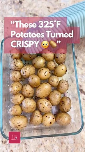 These Slow-Roasted Baby Potatoes at 325°F Are Shockingly Crispy 🥔🔥 Vegan GF