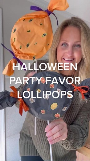 DIY Halloween Party Favor Lollipops Craft Ideas