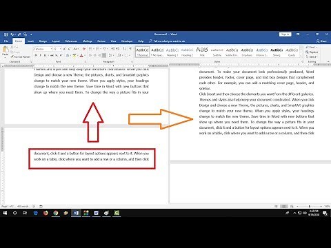 Adjust Lines from Next Page to One Page in MS Word (Word 2003-2016)