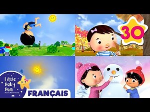 Chanson des quatre saisons - Comptines et Chansons pour Bébés | Little Baby Bum en Français