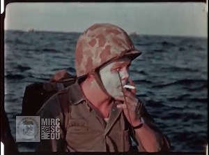 Historic Iwo Jima footage shows individual Marines amid the larger battle