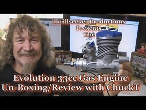 Evolution 33cc Gas Engine Un-Boxing with ChuckT