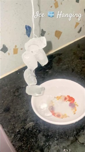 The Salt and Ice Magic Trick 🧊✨ #shorts #youtubeshorts