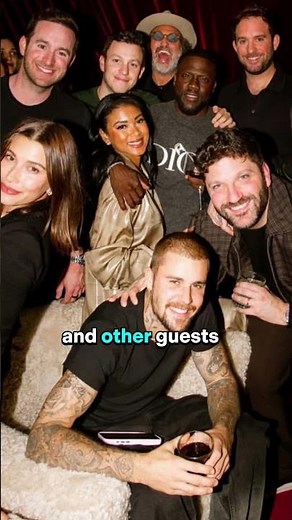 Hailey Bieber and Justin Bieber Attend OBB Media Holiday Party With Kylie Jenner in West Hollywood.