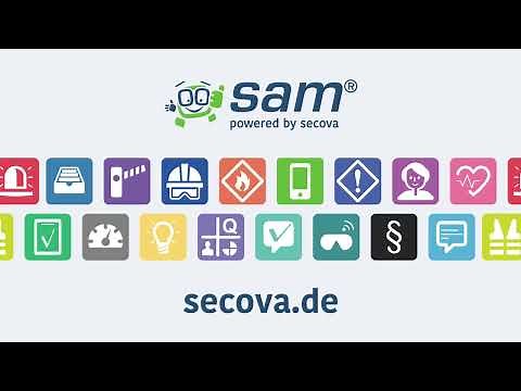 sam® EHS-Software - Übersicht Funktionsmodule: Unterweisungen , Vorfall- & Compliancemanagement …