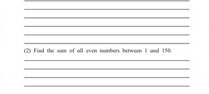 \qquad\qquad\qquad\qquad\qquad(2) Find the sum of all even... | Filo