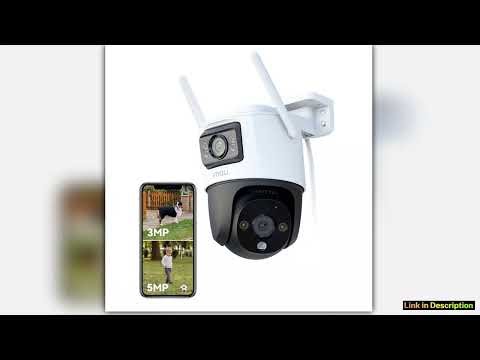 Imou 4K 8MP Outdoor Dual Lens Camera Version IP66 Security Protection Vehicle Detection Surveillanc