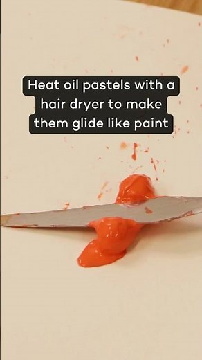 Oil pastel tips and tricks 💡