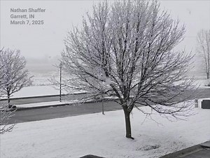 Snow is accumulating in the Fort Wayne area this evening. Roads are likely becoming slick in some areas! | Indiana Weather Network