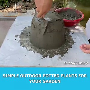3.3M views · 6.5K reactions | Simple Outdoor Potted Plants For Your Garden | Home Design Ideas | Facebook