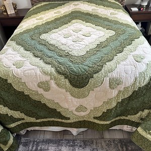 Vintage Handmade Patchwork Quilt 112” X 100”/hearts All Around Quilt - Etsy