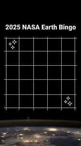 Help us fill out our bingo card! ✨ What do you want to learn more about in 2025? Drop it in the comments below ⬇️ | NASA Earth