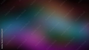 abstract digital background with multi-colored gradients moving random on black