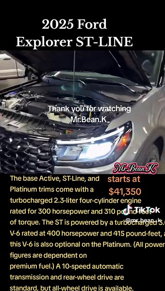 2025 Ford Explorer ST-Line: Racy Style and Tech