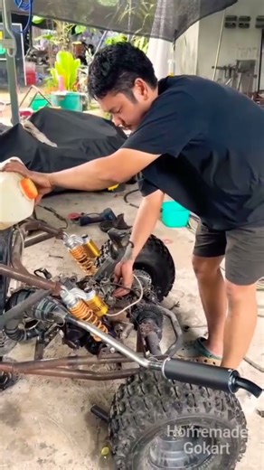 homemade go kart , drift kart ,handmade Buggy kart #superkart #atv #atvbike