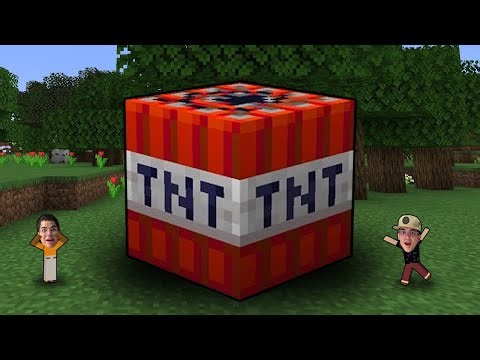 A MAIOR TNT DO MUNDO EXPLODIU NO MINECRAFT! (destruiu tudo?)