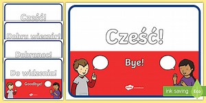 Polish Greetings A4 Display Poster