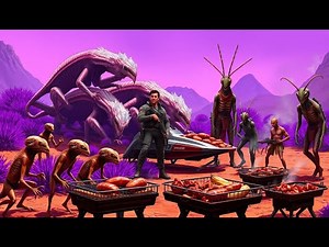 Alien Professor Assigns a 'Difficult' Hunting Task—Human Sets Up Traps and Feeds the Whole Class