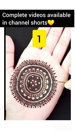 3 Easy Tikki Designs💛💛💛|#mehandi #mehndidesign #ytshorts #hennatattoodesign #latest #shorts #simple