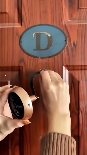 EZVIZ HP4 2MP Smart Door Viewer: See & Speak from Anywhere! 🔒 #EZVIZ #SmartHome #DoorbellCamera