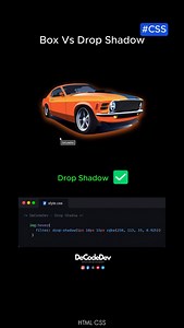 77K views · 337 reactions | Box vs Drop shadow in CSS || SAVE FOR...